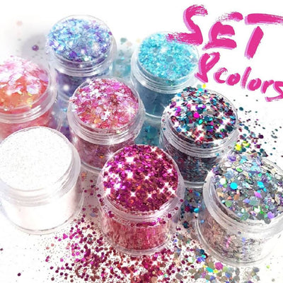 Do You Follow What’s Trendy in Fashion Today? Like Chunky Glitter Set