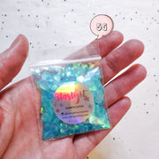 Blue Violet Heart Glitter - Starlight