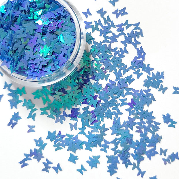 Blue Butterfly Glitter - Starlight