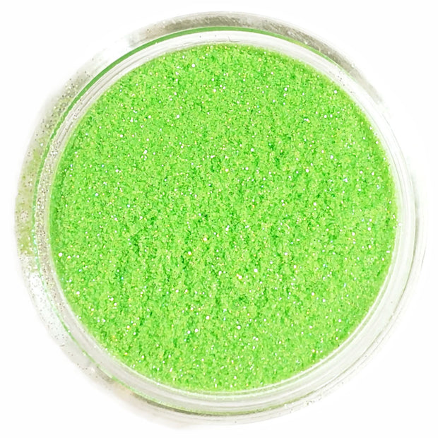 Neon Green Iridescent Gold fine glitter powder  - Starlight