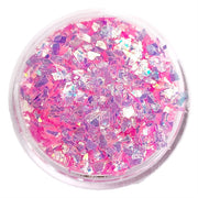 Neon Light Pink Glitter Flakes (UV reactive) - Starlight