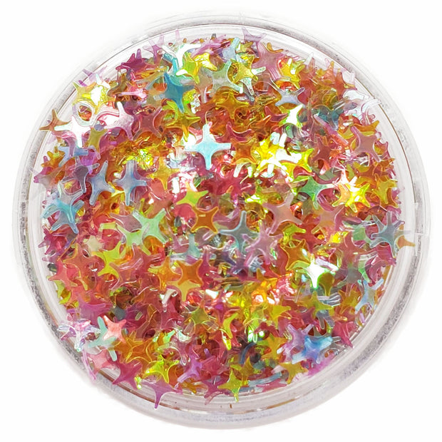 Confetti 4-Point Star Glitter - Starlight