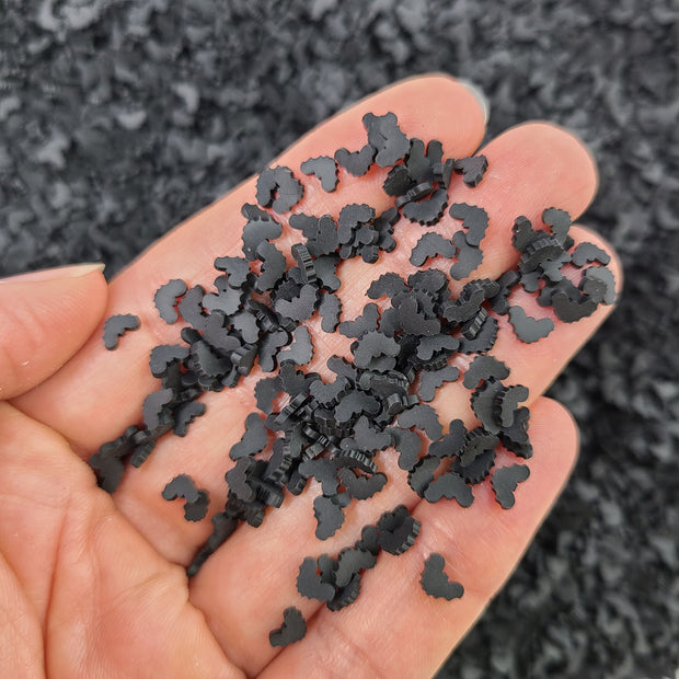 Black Bat Polymer Clay Pieces