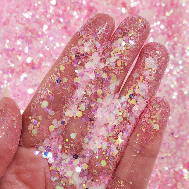 Pink Fairy Chunky Glitter - Starlight