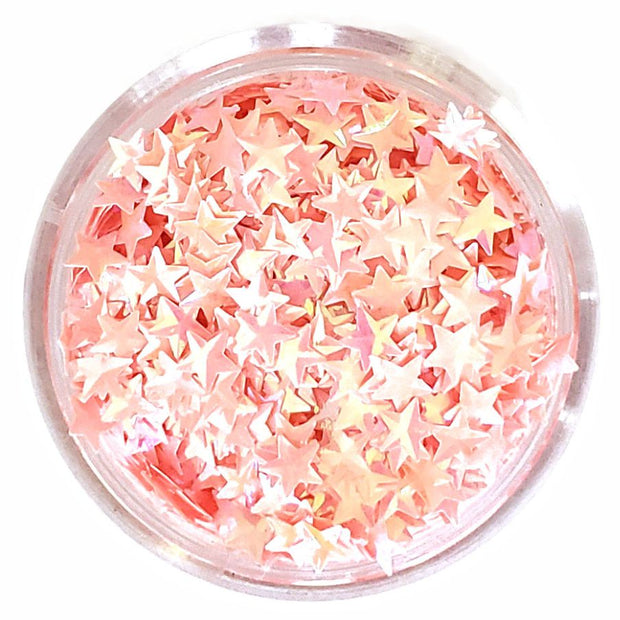 Kandy Pink 3D Star Glitter - Starlight