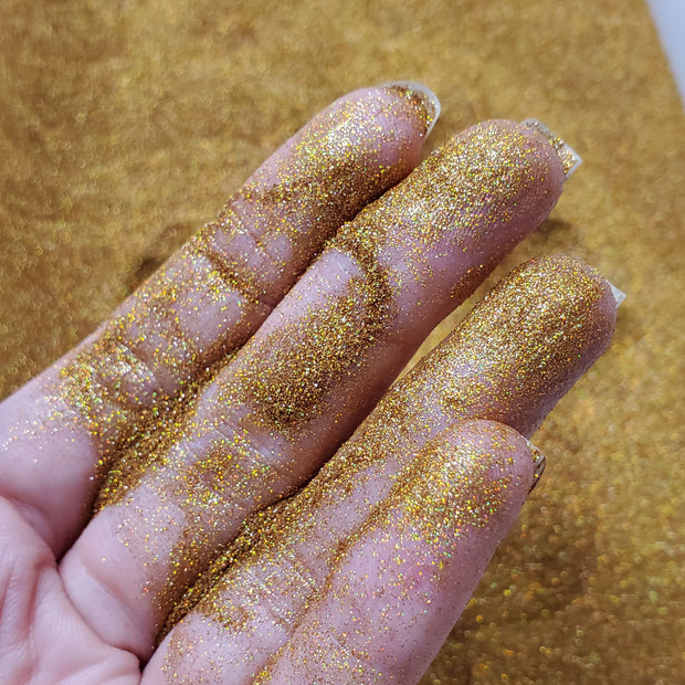 Holographic Gold fine glitter powder  - Starlight