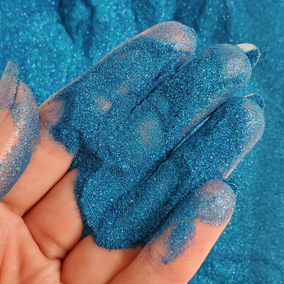 Holographic Blue Fine Glitter Powder - Starlight