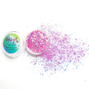 Neon Light Pink Glitter Flakes (UV reactive) - Starlight