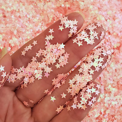 Kandy Pink 3D Star Glitter - Starlight