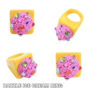 Dazzle Ice Cream Chunky Ring