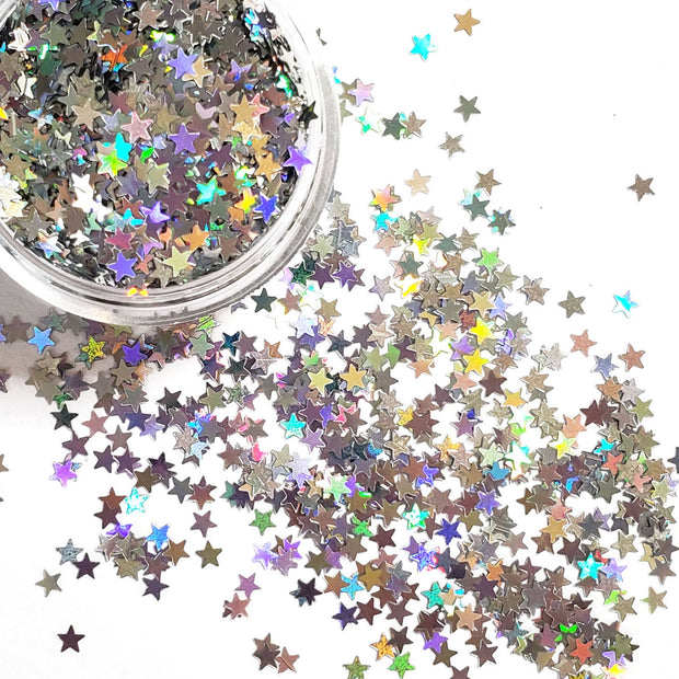 Mini Holo Star Glitter - Starlight
