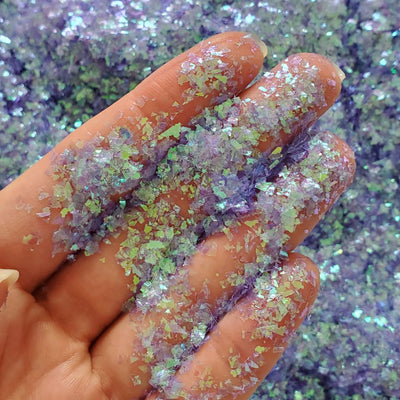 Amethyst Glitter Flakes - Starlight