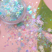 Snow Falling Chunky Glitter - Starlight