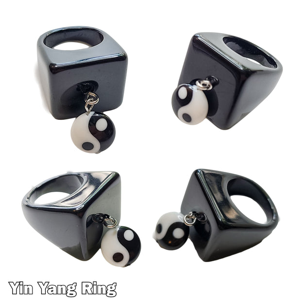 Yin Yang Chunky Ring