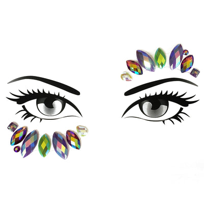 Hypnotizing Eye Face Jewel - Starlight