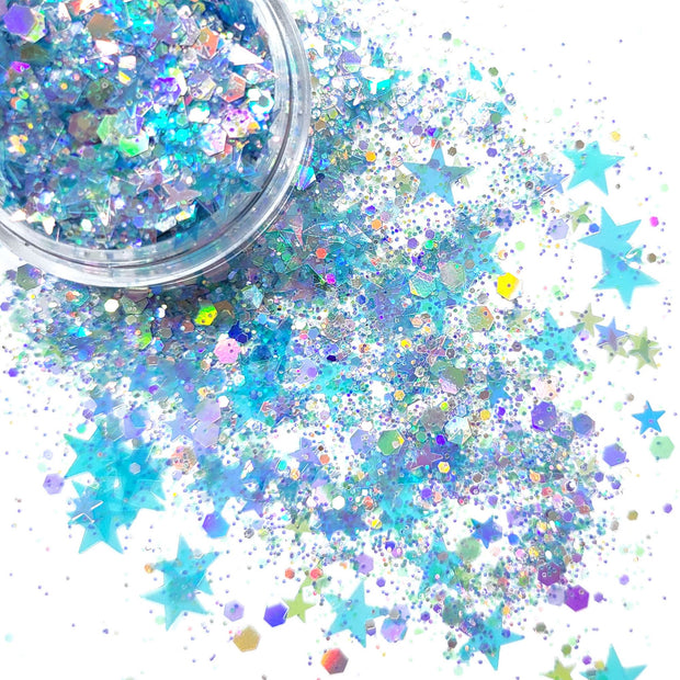 Blue Celestial Chunky Glitter - Starlight