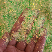 Neon Light Green Glitter Flakes (UV reactive) - Starlight