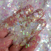 Clear Rainbow Glitter Flakes - Starlight