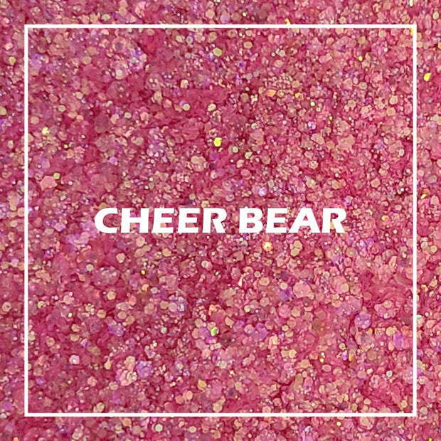 Cheer Bear Chunky Glitter ( UV reactive) - Starlight