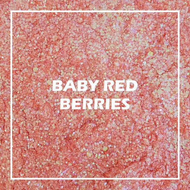 Baby Red Berries Chunky Glitter - Starlight