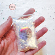 Clear Rainbow Glitter Flakes - Starlight