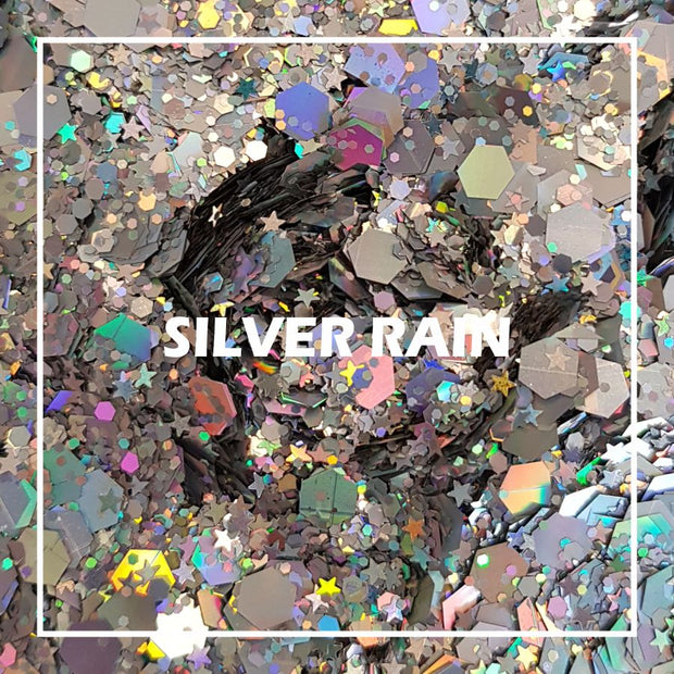 Silver Rain Chunky Glitter - Starlight