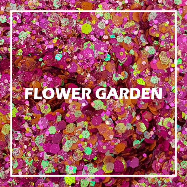 Flower Garden Chunky Glitter - Starlight