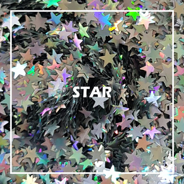 Star Holographic Glitter