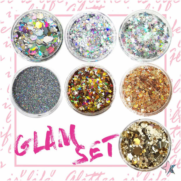 Glam Chunky Glitter Set - Starlight