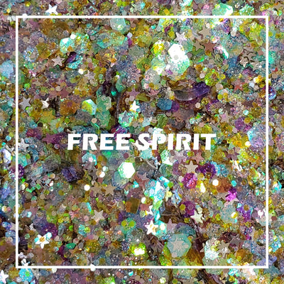 Free Spirit Chunky Glitter - Starlight