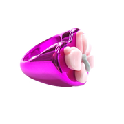 Deep Pink Chunky Ring