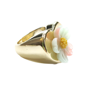 Gold Spring Chunky Ring