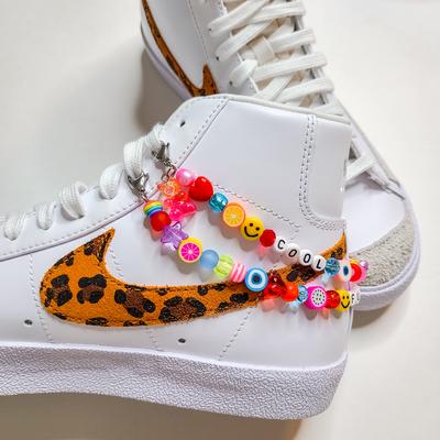Custom Name Beaded Shoe Charm
